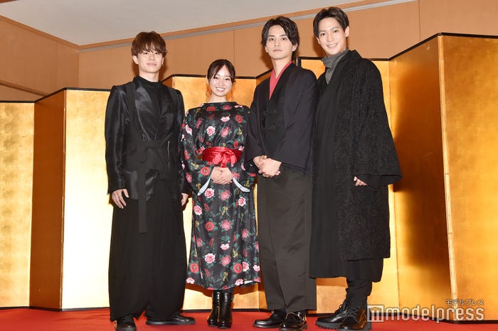 (左から)高橋龍輝、今泉佑唯、瀬戸利樹、味方良介 (C)モデルプレス