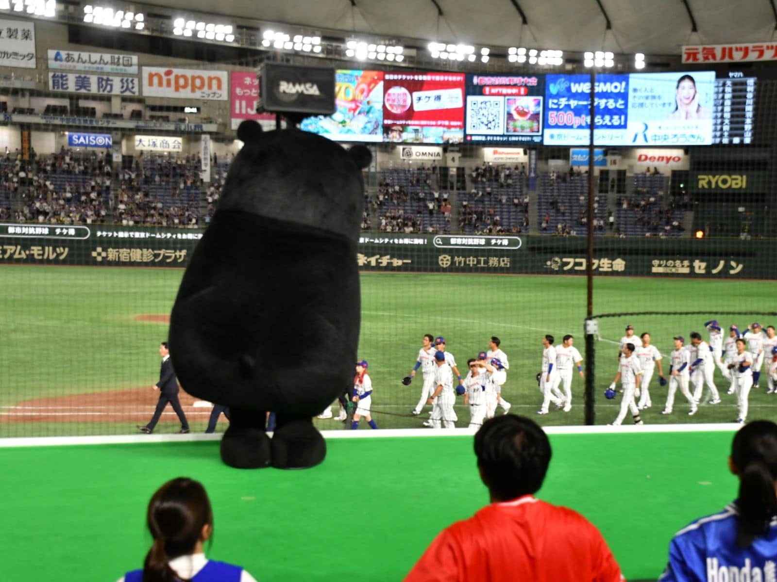 せんしゅのみなさん、ありがとうだモン=9月1日、東京都文京区