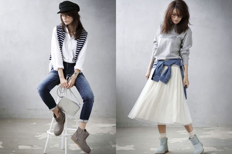 画像1/3) おしゃれな人は春も“ムートンブーツ”を履いてる！ - モデルプレス 