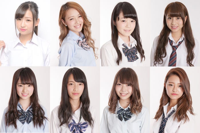 「高一ミスコン」セミファイナリストの一部/投票サイトでは候補者全員を掲載( http://contest.mdpr.jp/jk1misscon2016 )