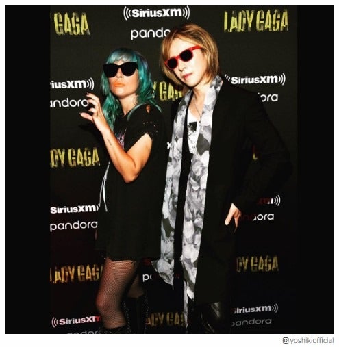 X JAPAN・YOSHIKI＆レディー・ガガとの2ショット公開 人脈に驚きの声