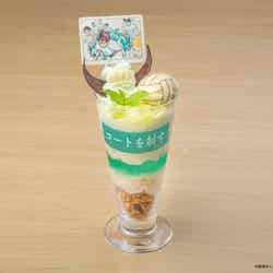 青葉城西高校 「コートを制す」プレミアム・ドルチェパフェ 1,780円(税込)(C)古舘春一/集英社