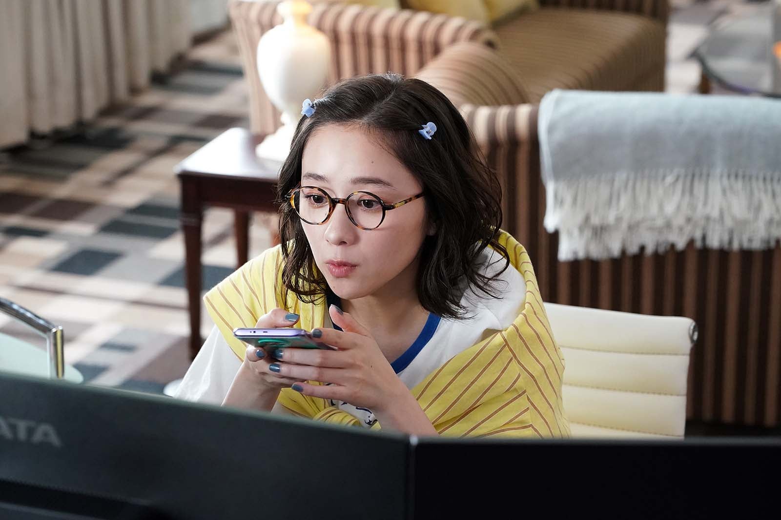 堀田真由「CODE―願いの代償―」第2話より（C）読売テレビ・日本テレビ