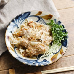 つるつる食感にハマる♪ 茹でワンタン