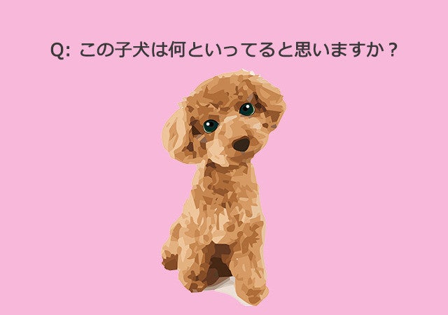 心理テスト 子犬のセリフでわかる あなたが惹かれる 男性の性格 モデルプレス