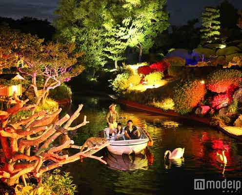 夜の動物園で冒険気分 「伊豆シャボテン公園」の“ナイトZOO”が幻想的