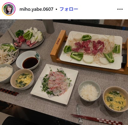 矢部美穂Instagramより