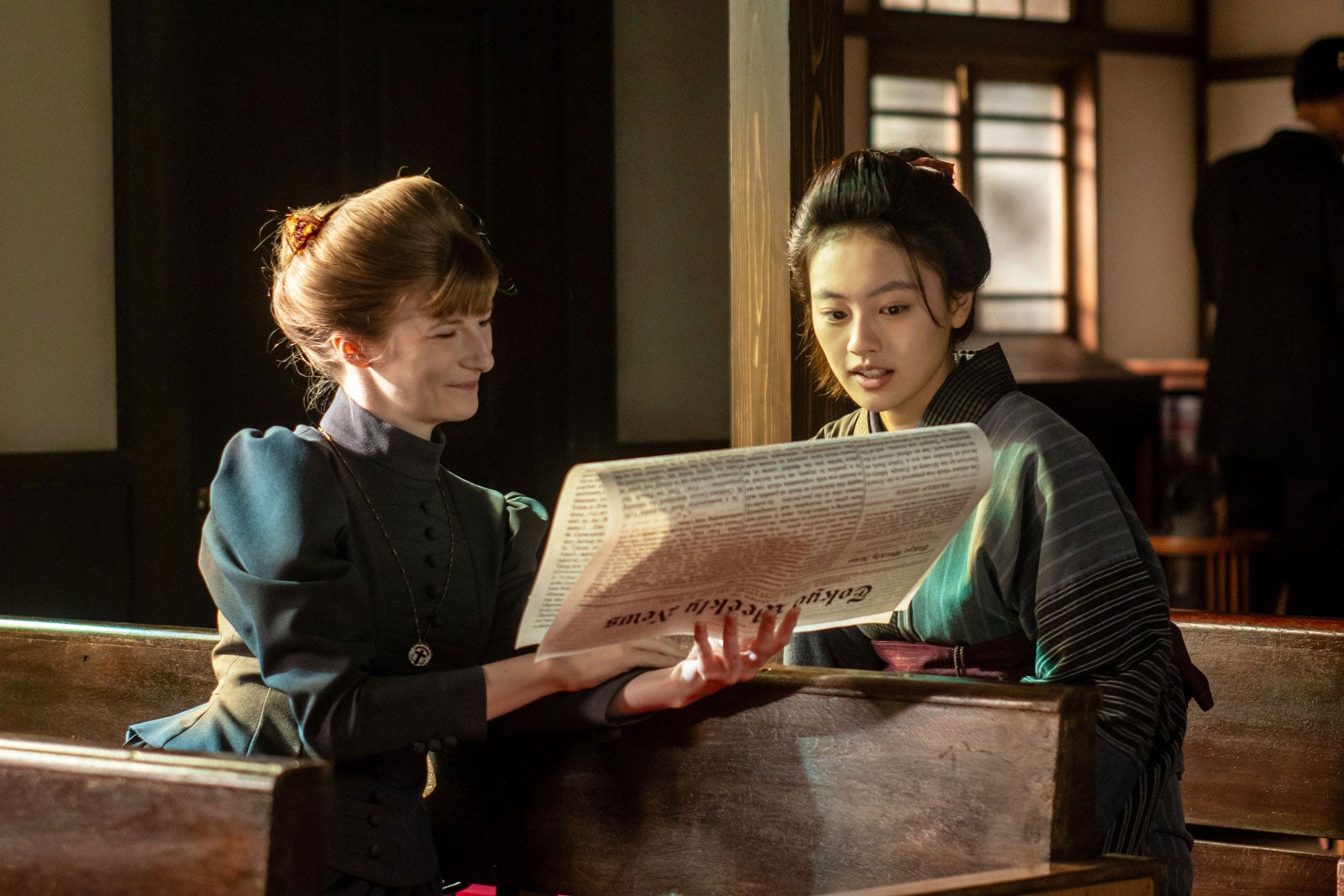 上坂樹里ら「風、薫る」第5話（C）NHK