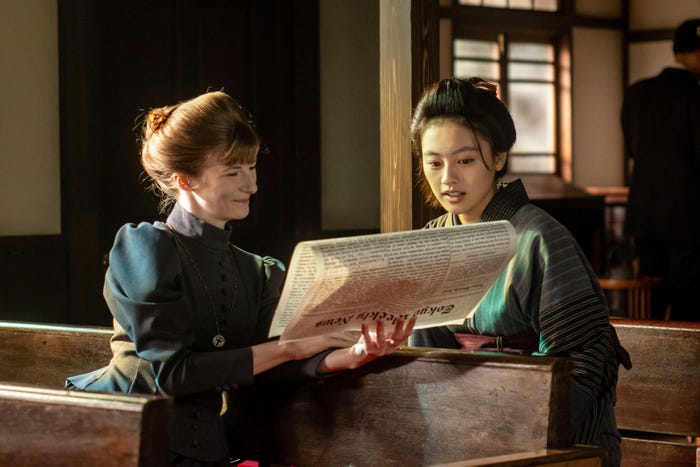 上坂樹里ら「風、薫る」第5話(C)NHK