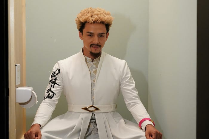 満島真之介 「新・信長公記~クラスメイトは戦国武将~」第1話より(C)読売テレビ