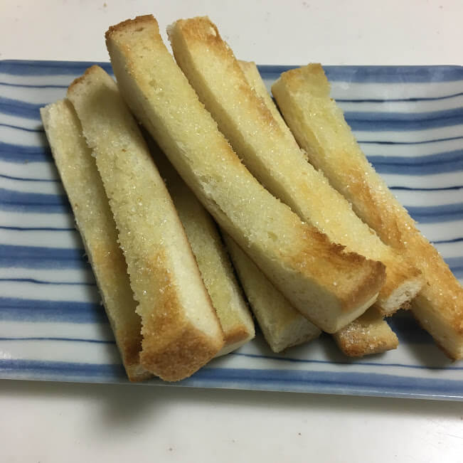 【パン耳ラスクの作り方】