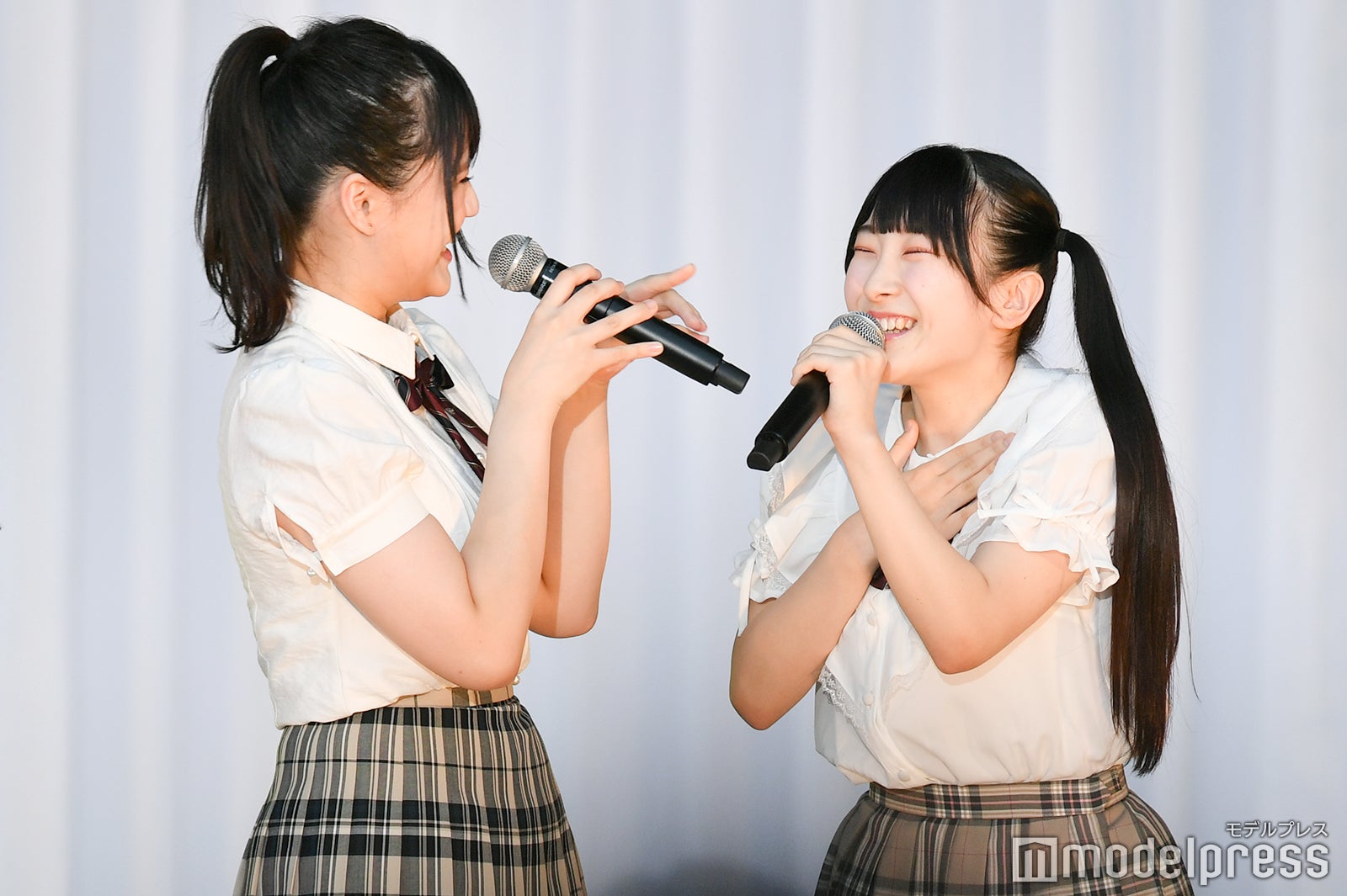 高松瞳、櫻井もも／＝LOVE ≠ME スペシャルコンサート「24 girls」 （C）モデルプレス