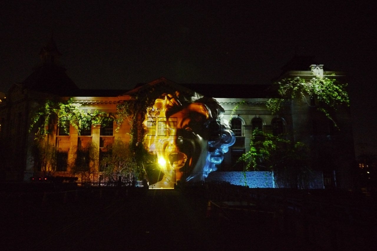 プロジェクションマッピングイメージ／画像提供：ハウステンボス