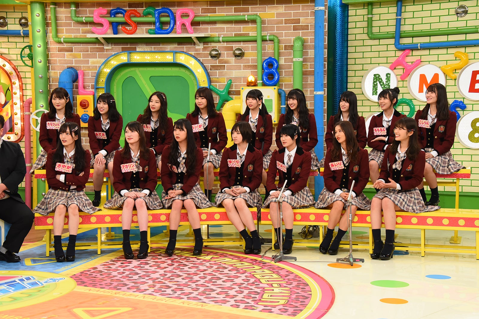 NMB48／16日放送「NMBとまなぶくん」より（C）カンテレ