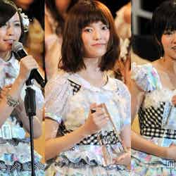 次のAKB48を引っ張るメンバーの順位にも期待（左から）松井珠理奈、島崎遥香、山本彩／写真は第5回選抜総選挙より