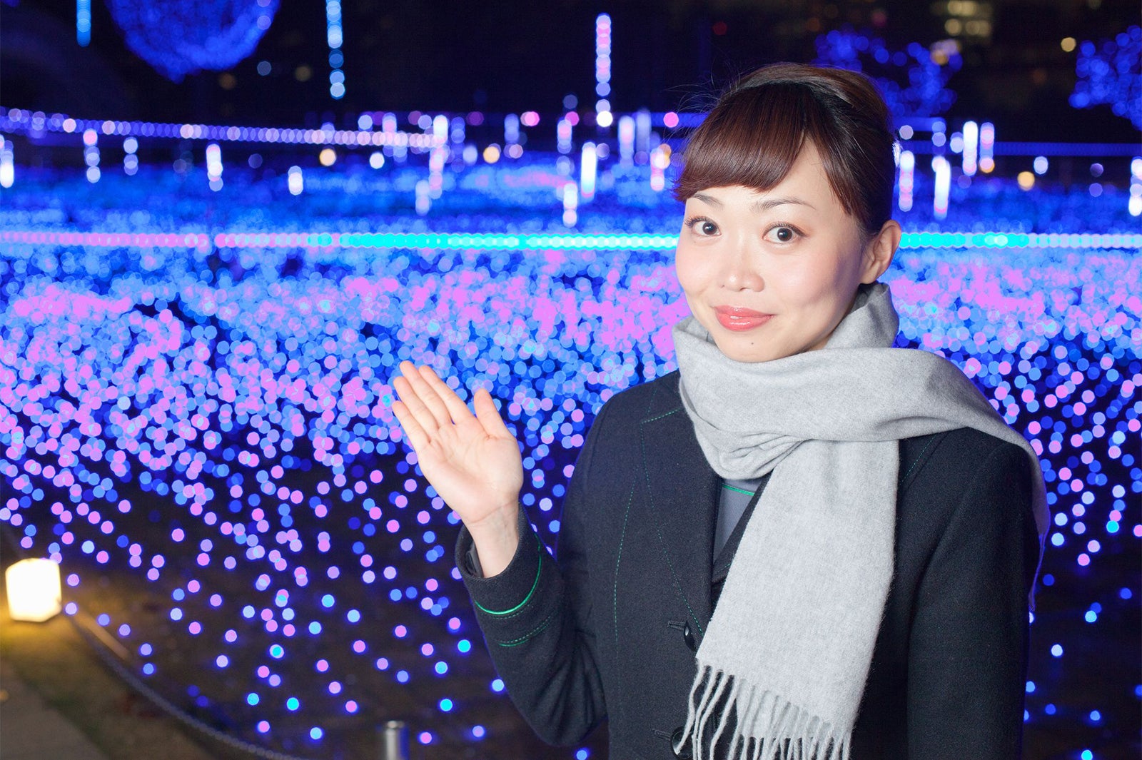 クリスマス期間限定の「イルミネーションツアー」／画像提供：東京ミッドタウン