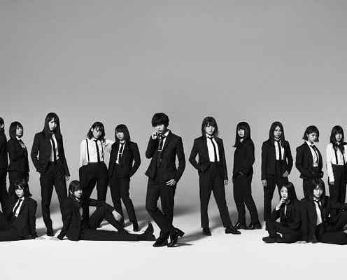 欅坂46、“平手友梨奈バッサリ髪×全員黒スーツ”で見たことない姿に