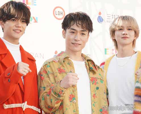 吉野北人・中島颯太ら新音楽ユニットEXILE B HAPPY、子供たちと新年初パフォーマンス TETSUYAがメンバー選考理由明かす「こんなに陽キャラが集まったグループは初めて」