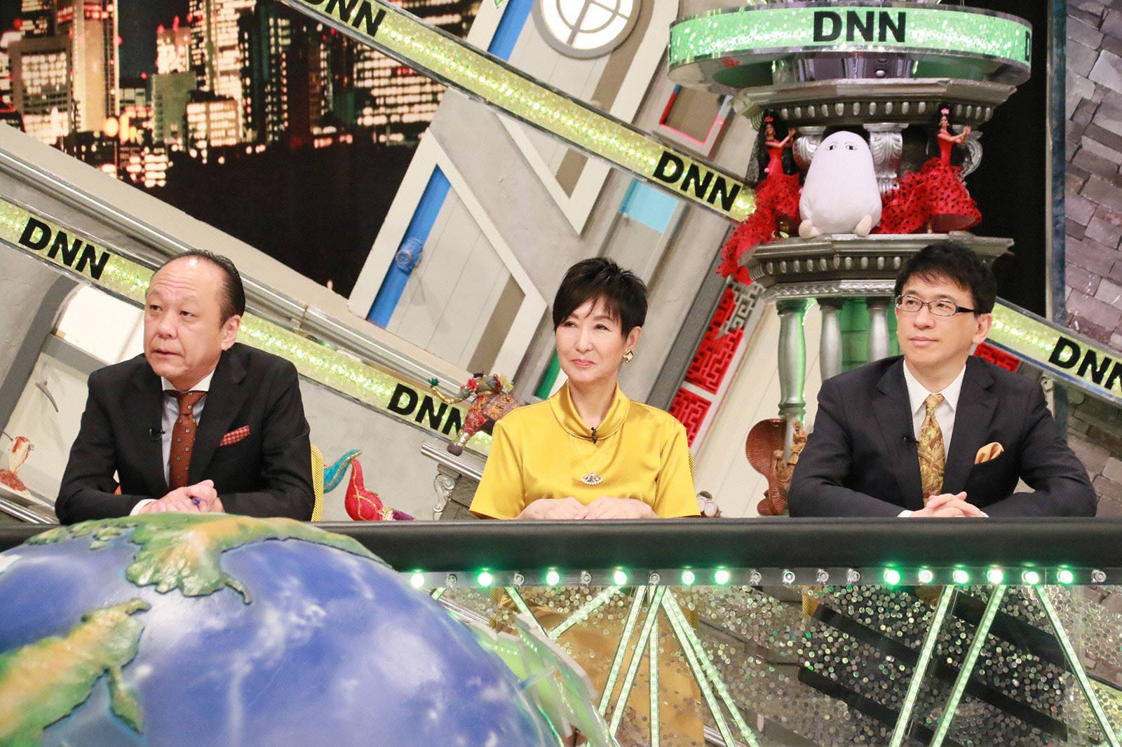 出口保行、吉川美代子、齋藤孝（C）フジテレビ