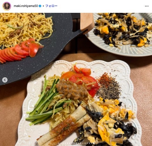 西山茉希Instagramより