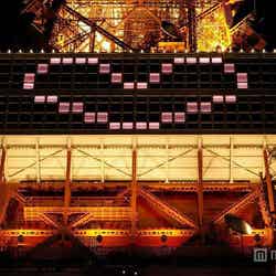 東京タワーに幸せのハートマークが浮かび上がる／画像提供：東京タワー【モデルプレス】