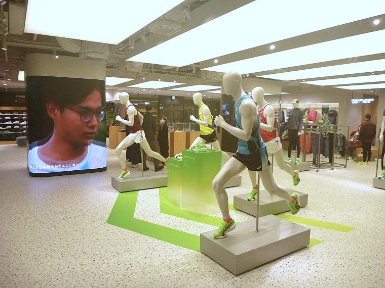 アシックスグランフロント大阪 パーソナル接客サービスを充実