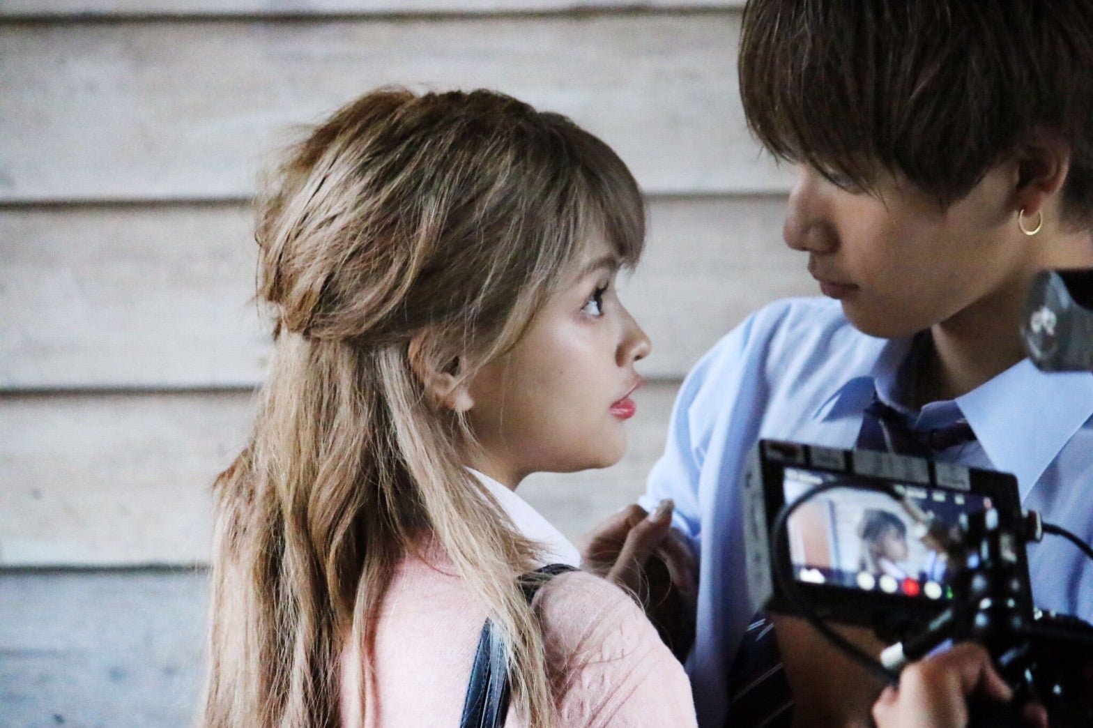 なちょす＆那須泰斗／メイキングカット（提供写真）