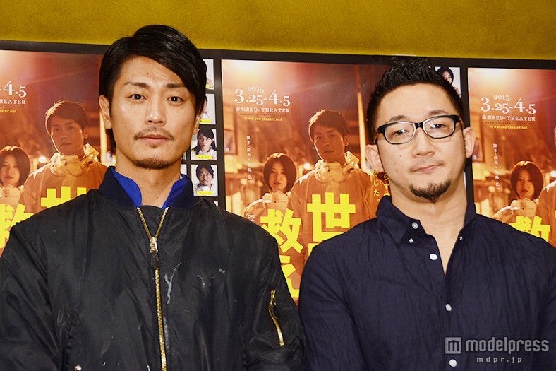 （左から）永井大、矢島弘一氏