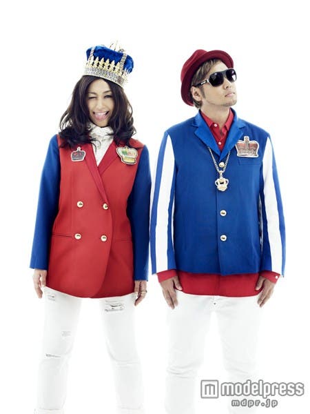 MAY’S/左から:片桐舞子(Vocal)、河井純一 a.k.a NAUGHTY BO‐Z(Produce/Composer)