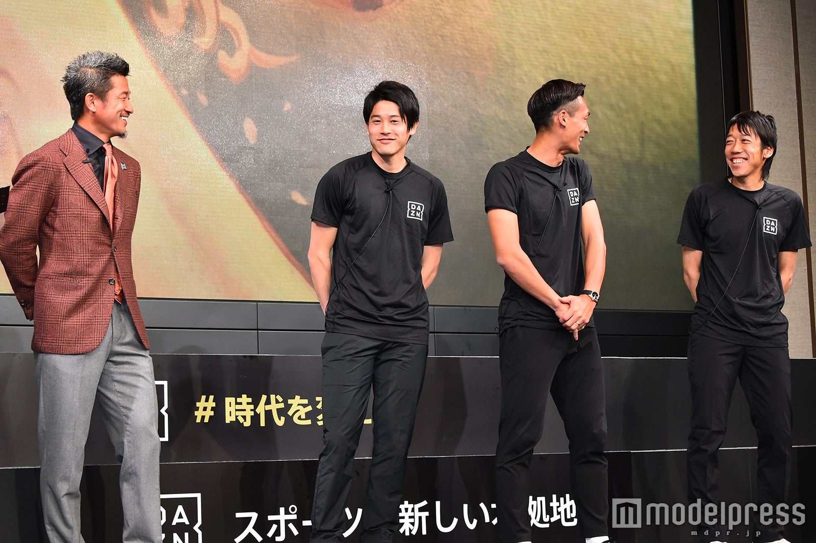 左から：三浦知良、内田篤人、槙野智章、中村憲剛 （C）モデルプレス