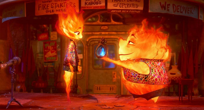 「マイ・エレメント」(C)2023 Disney/Pixar. All Rights Reserved.