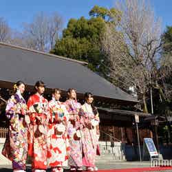 （左から）田辺かほ、鈴木優華、都丸紗也華、加藤雛、神沢有紗 （C）モデルプレス