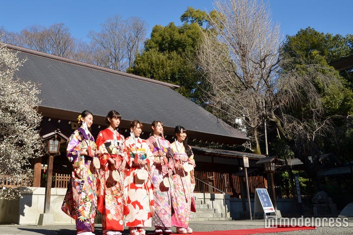 (左から)田辺かほ、鈴木優華、都丸紗也華、加藤雛、神沢有紗 (C)モデルプレス
