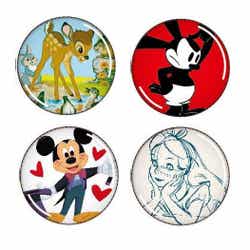 「表参道原宿DREAM TOGETHER プロジェクト2012」のオリジナル缶バッジイメージ(C)Disney