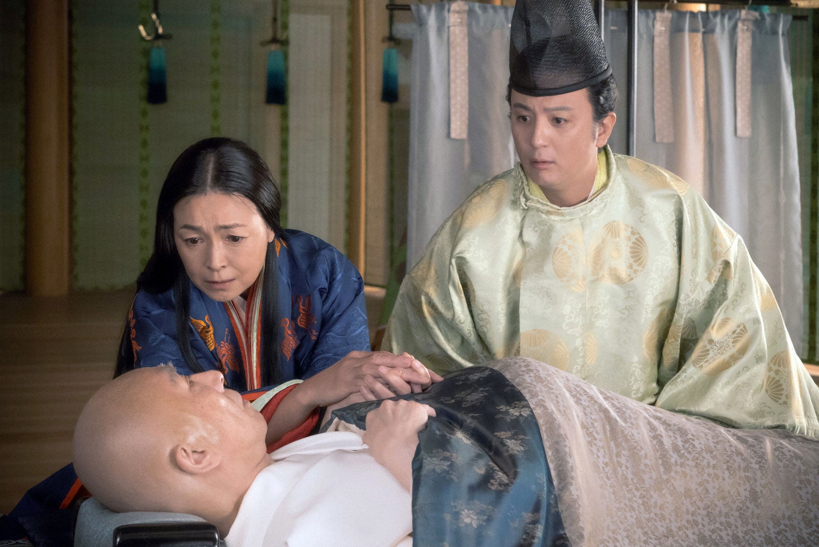 段田安則、財前直見、上地雄輔「光る君へ」第14話（C）NHK