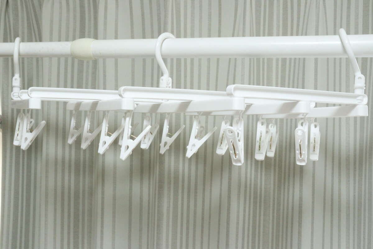 伸縮角ハンガー（17ピンチ）　使用方法