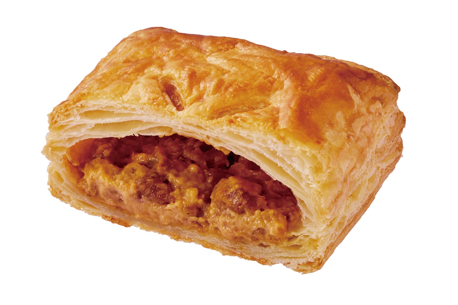 てりやきチキンパイ テイクアウト248円、イートイン253円／提供素材