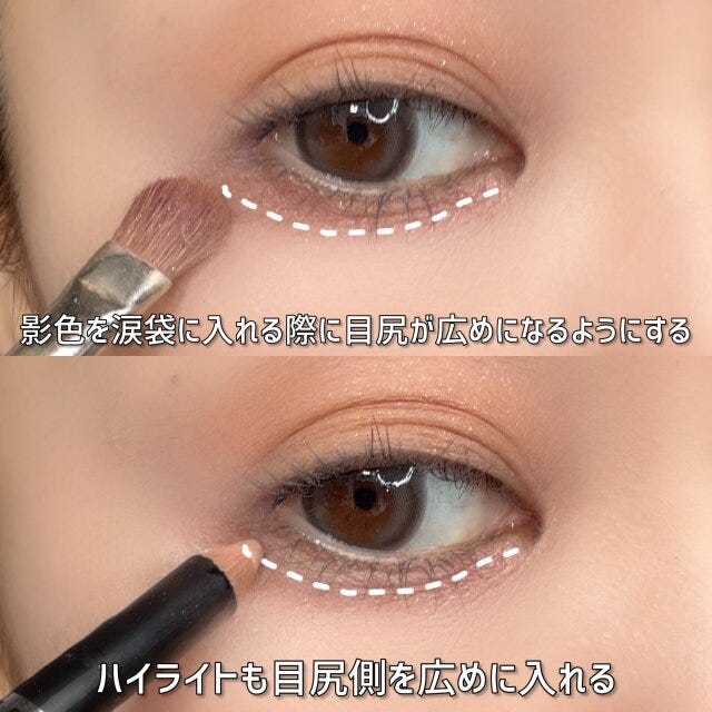 涙袋　入れ方