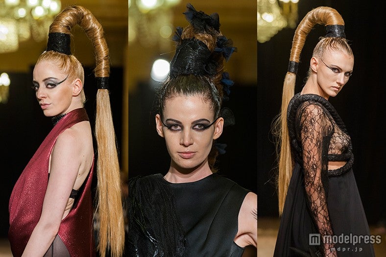 2014年秋冬「Jeremy BUENO パリ・オートクチュールコレクション」より（2014年7月7日・パリ市内）