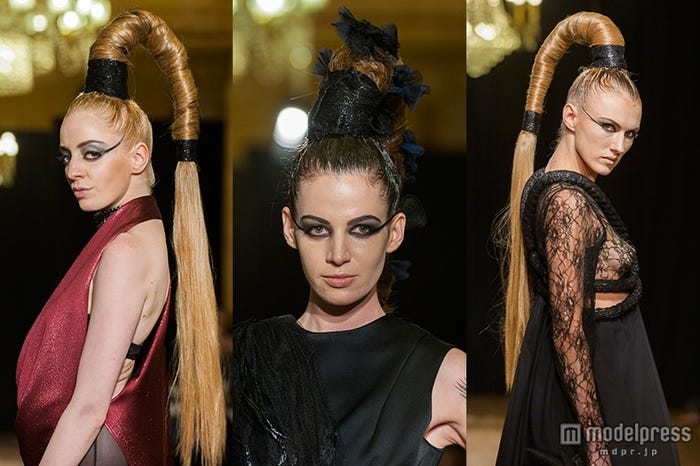 2014年秋冬「Jeremy BUENO パリ・オートクチュールコレクション」より(2014年7月7日・パリ市内)