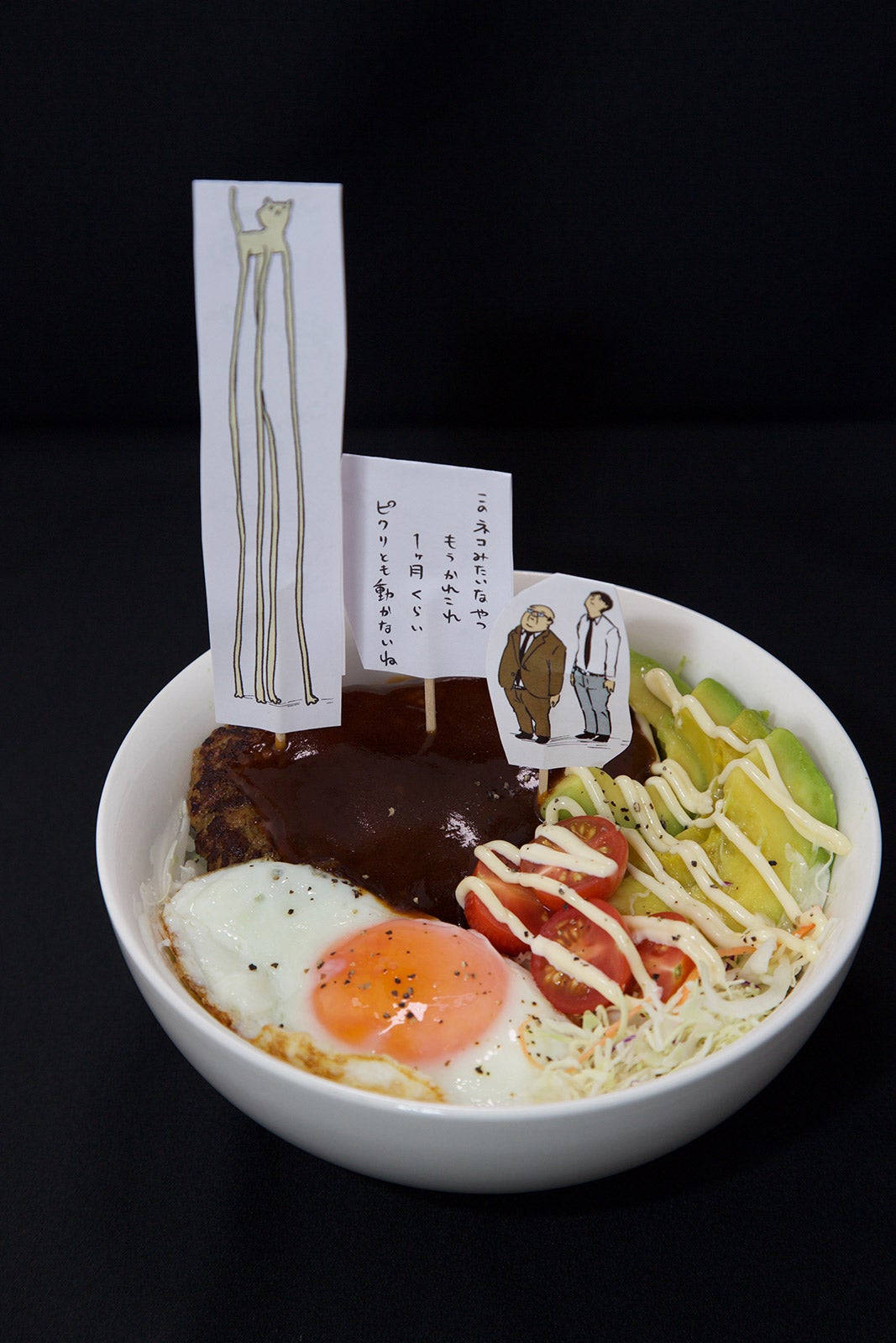 ネコ（？）モコ丼（C）HIKARU TANAKA