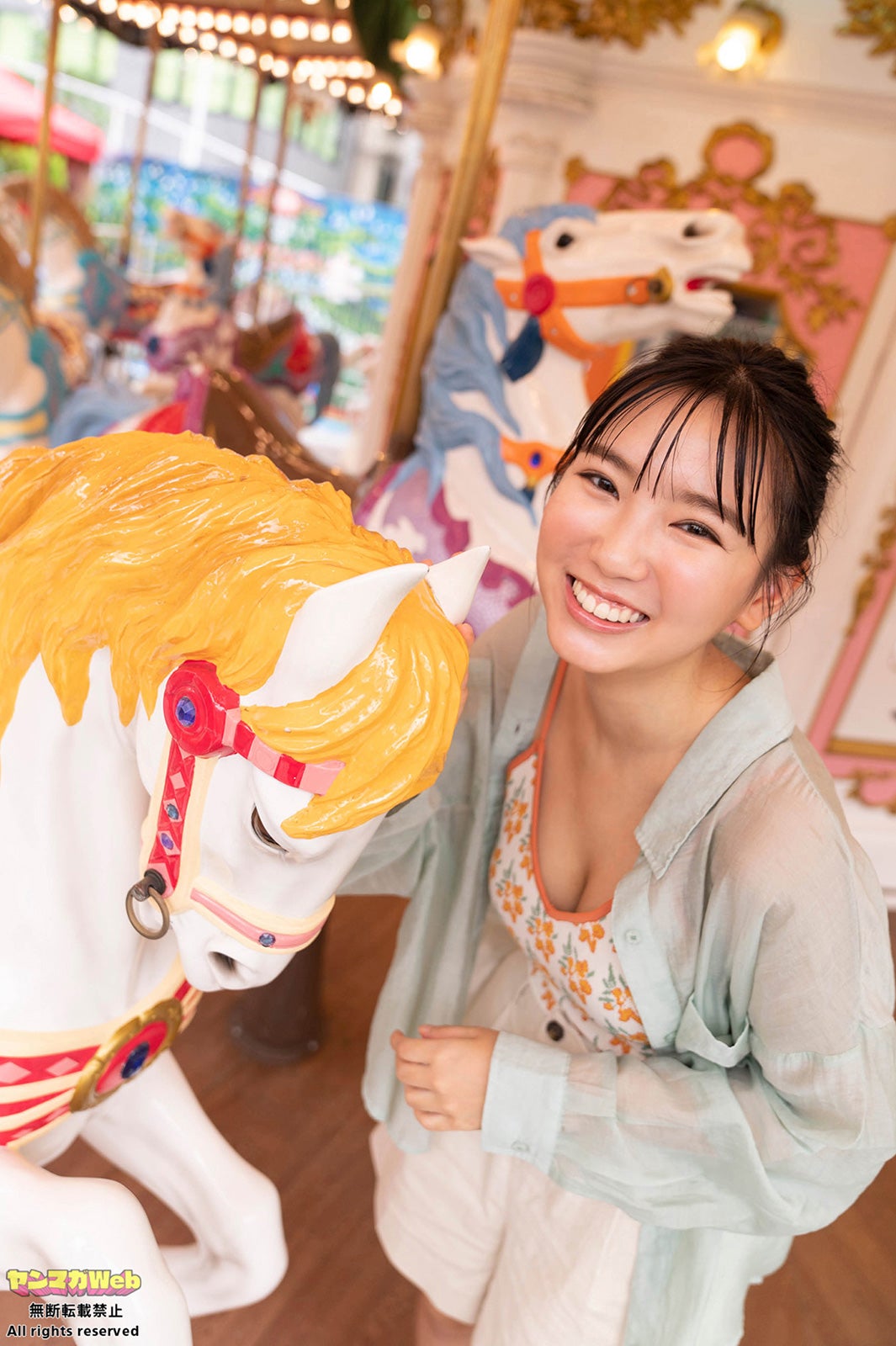 沢口愛華（C）佐藤佑一／ヤンマガWeb