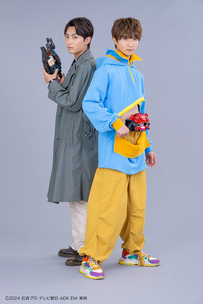 知念英和、日野友輔(C)テレビ朝日