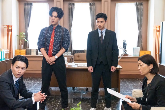 西村元貴、桐谷健太、磯村勇斗、峯村リエ(C)テレビ朝日