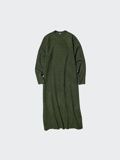 ユニクロのスフレヤーンワンピース