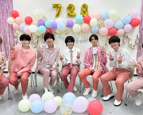 なにわ男子、全員で大西流星主演「紅さすライフ」鑑賞会 グループのメイク事情暴露「丈くんから本番5分前に…」