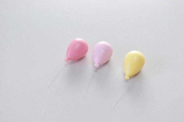 セリアの3色入った風船マグネット