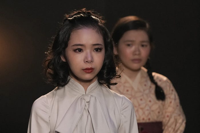 趣里、富田望生「ブギウギ」第49話(C)NHK