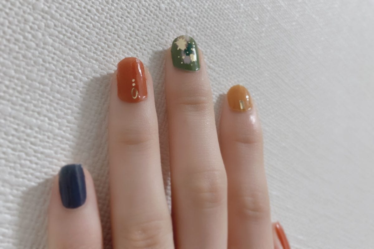 ジェルネイル風シール