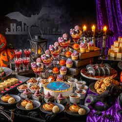 ハロウィンスイーツビュッフェ2023「魔法使いと魔女のティーパーティー」/提供画像